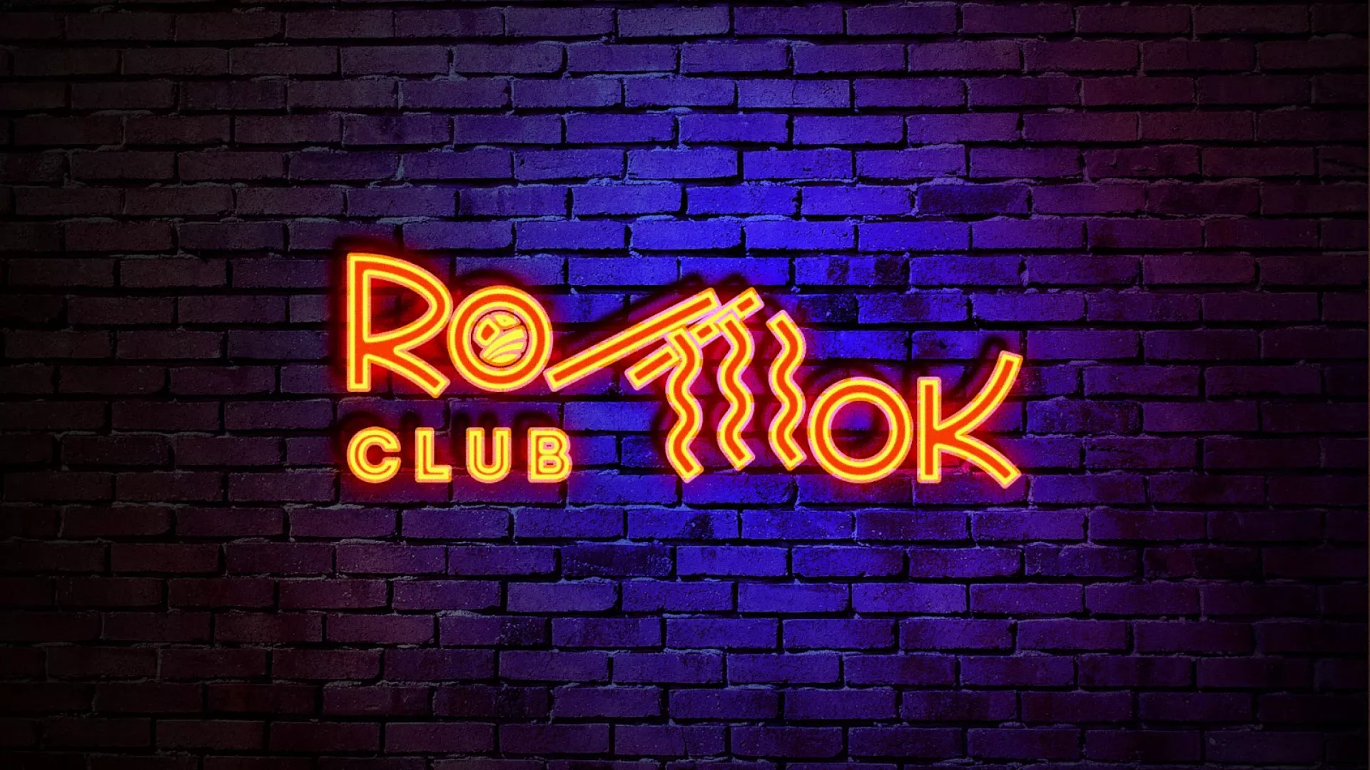 Разработка интерьерной вывески суши-бара «Roll Wok Club» в Богородске